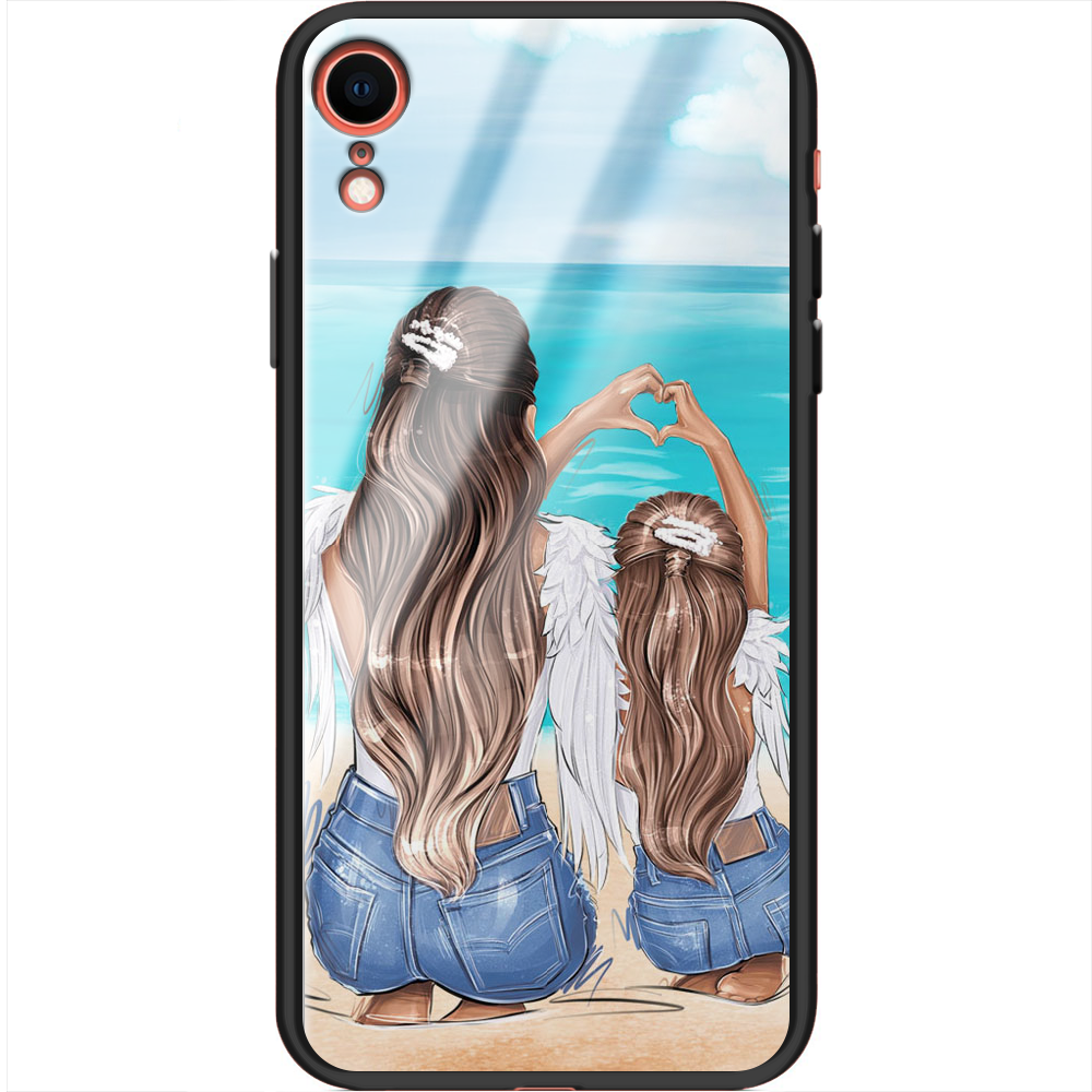 Чохол Boxface iPhone XR Family Vacation Чорний силікон зі склом (35417-up2380-37736)