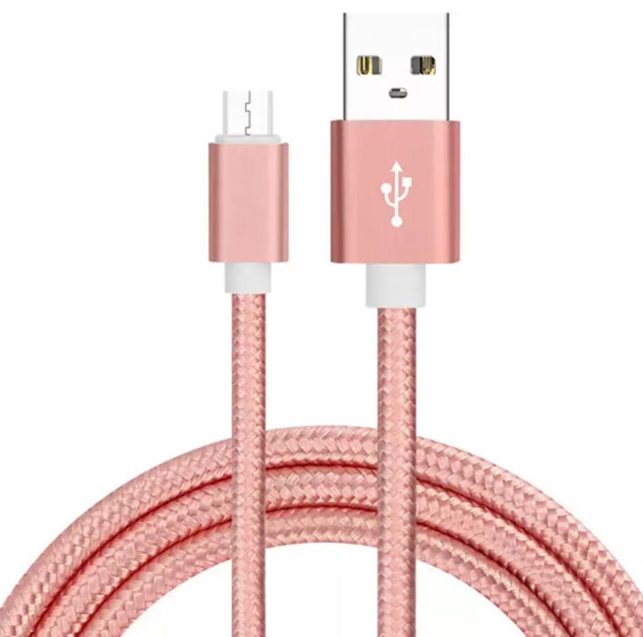 Кабель Micro USB - USB 3.0 25 см Рожеве золото (758194) Кабель Micro USB - USB 3.0 25 см Рожеве золото (758194)