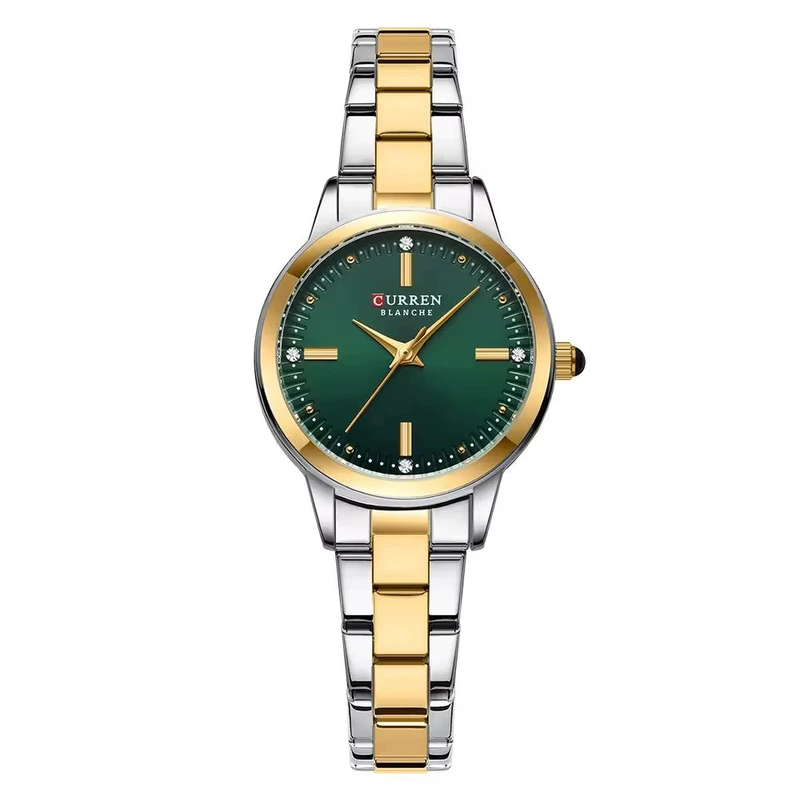 Наручний годинник Curren Сurren 9094 Gold/Silver/Green
