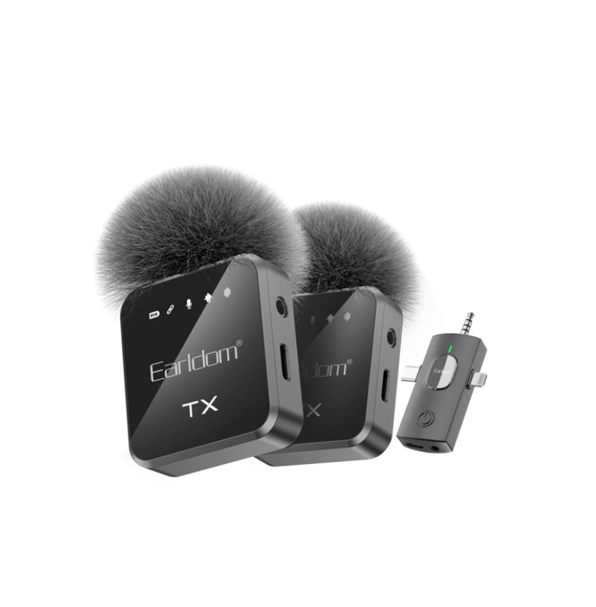 Микрофон-клипса портативный беспроводной Earldom MC13 AfroCrafts Микрофон-клипса портативный беспроводной Earldom MC13 AfroCrafts