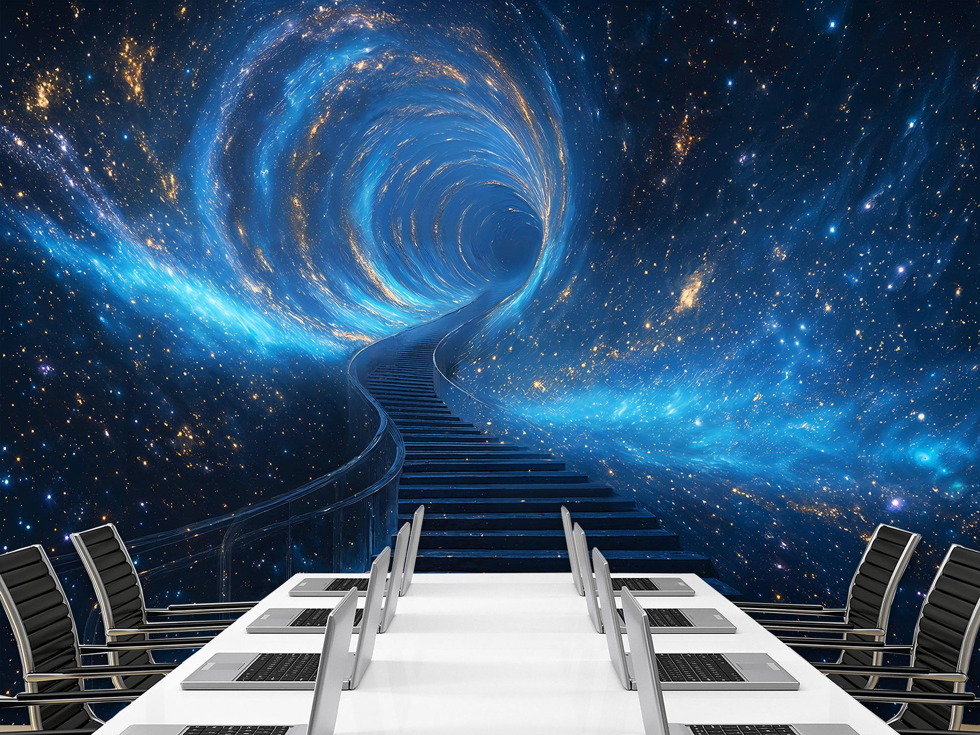 Фотообои флизелиновые Upstream Лестница в другую Вселенную 230х153 см (SPF-168/3) - фото 8