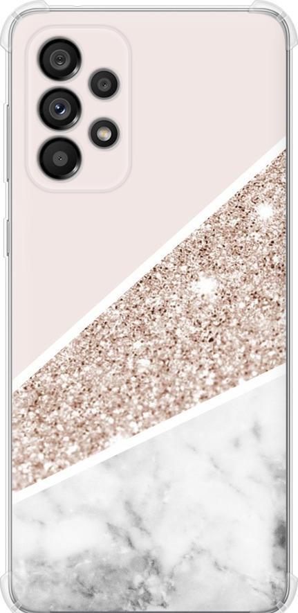 Чехол на Samsung Galaxy A73 A736B Пастельный мрамор (4342sp-2586-42517)