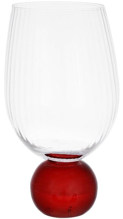 Набор стаканов Bauble Glass 450 мл 6 шт. Красный