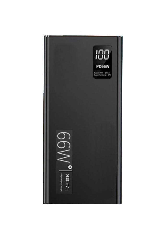 Внешний аккумулятор Baixunjia XHD002 PD3.0 QC4.0 2xUSB 20000 mAh 66 Вт Black - фото 1