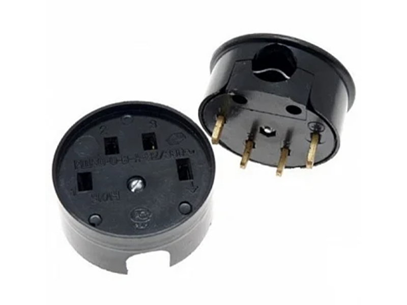 Вилка и гнездо с заземлением для электроплит Lemanso LMA317 двухxфазное Черный (6420)
