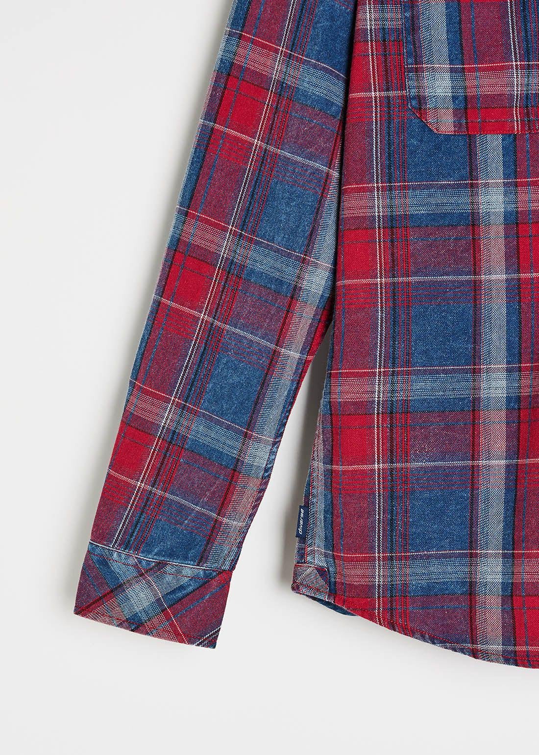 Сорочка чоловіча Diverse BURRN LG XL Синій/Червоний (5905384166678) - фото 9 Сорочка чоловіча Diverse BURRN LG XL Синій/Червоний (5905384166678) - фото 9