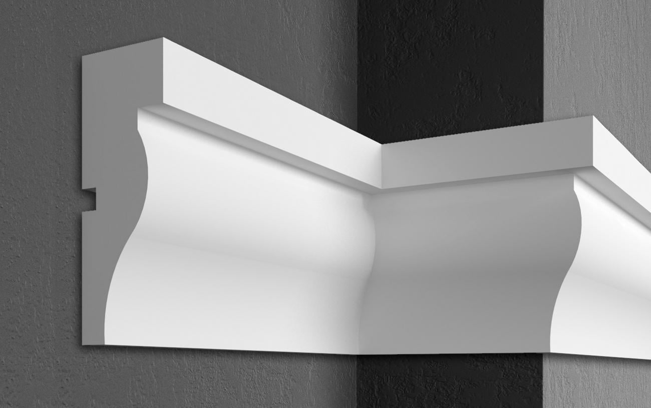 Карниз Prestige decor MC 159 без покрытия 140x50 мм 2000 мм (12370334)