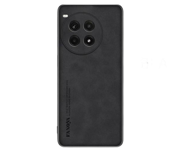 Шкіряний чохол - накладка Fanoya для OnePlus Ace 3 Pro Чорний