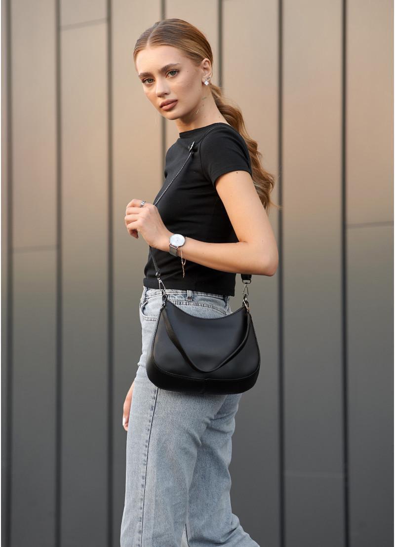 Жіноча сумка Sambag Leoma MARC Чорний (53000001)