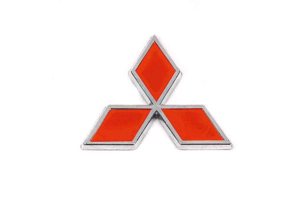 Значок 85 мм Davs Auto для Mitsubishi Colt 1996-2004 гг. abs-пластик Красный