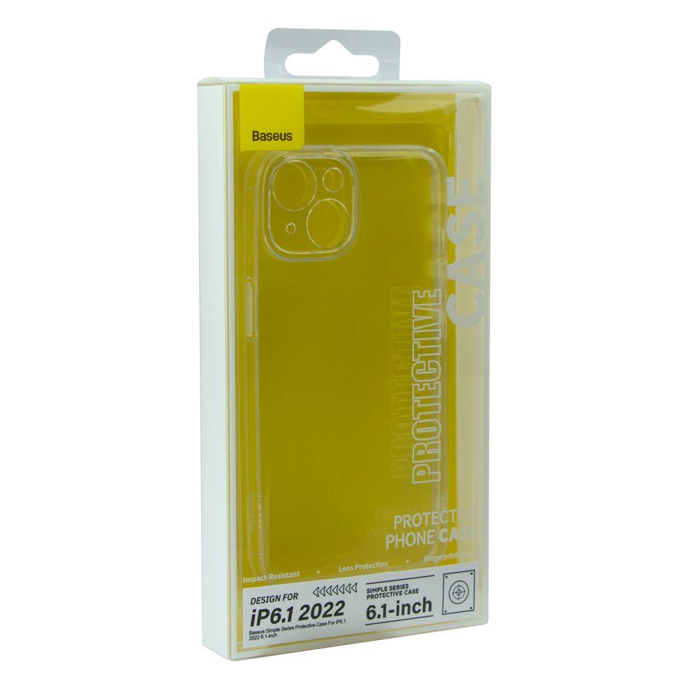 Чехол Baseus Simple Series Protective Case для iPhone 14 Прозрачный - фото 2