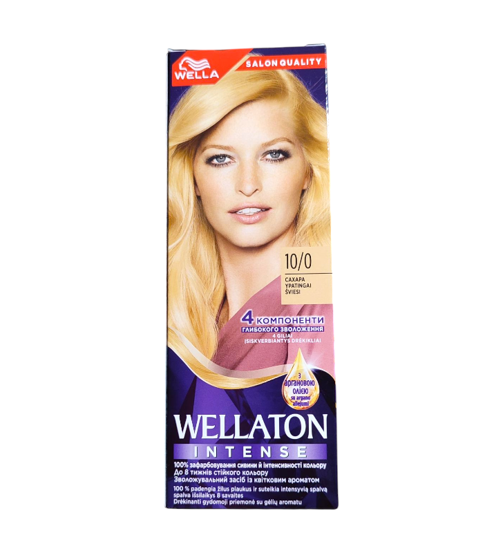 Крем-краска для волос Wellaton Intense 10/0 Сахара 110 мл