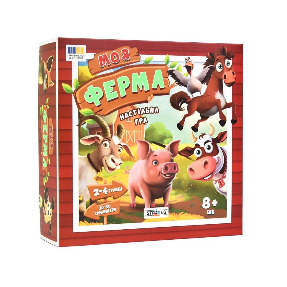 Настольная игра Моя ферма 30435 игровое поле/фишки с животными Настольная игра Моя ферма 30435 игровое поле/фишки с животными