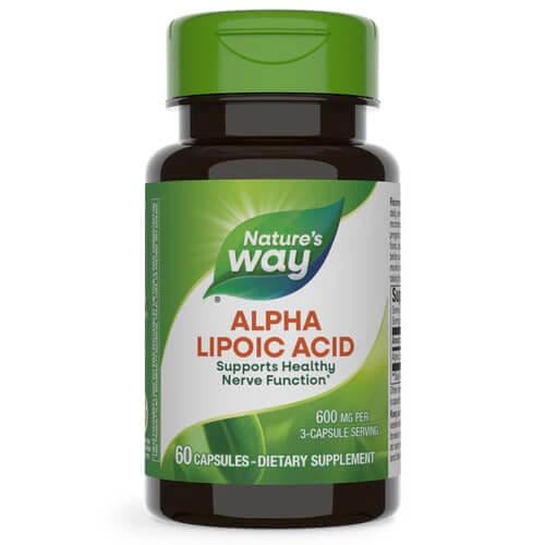 Альфа-липоевая кислота Nature's Way Alpha Lipoic Acid 600 мг 60 капс. (NWY-45181)