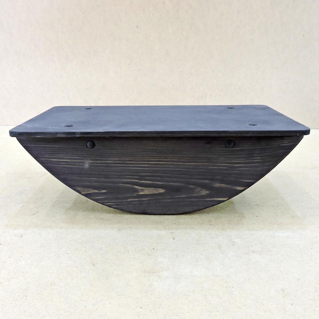 Балансувальна дошка з дерева Канпур 45х25х15 см Венге (БЛН-450112) - фото 2 Балансувальна дошка з дерева Канпур 45х25х15 см Венге (БЛН-450112) - фото 2