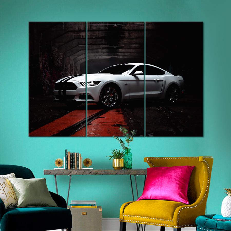 Картина Автомобиль Автомобиль Ford Mustang в туннеле 156x100 см (A1194-3)