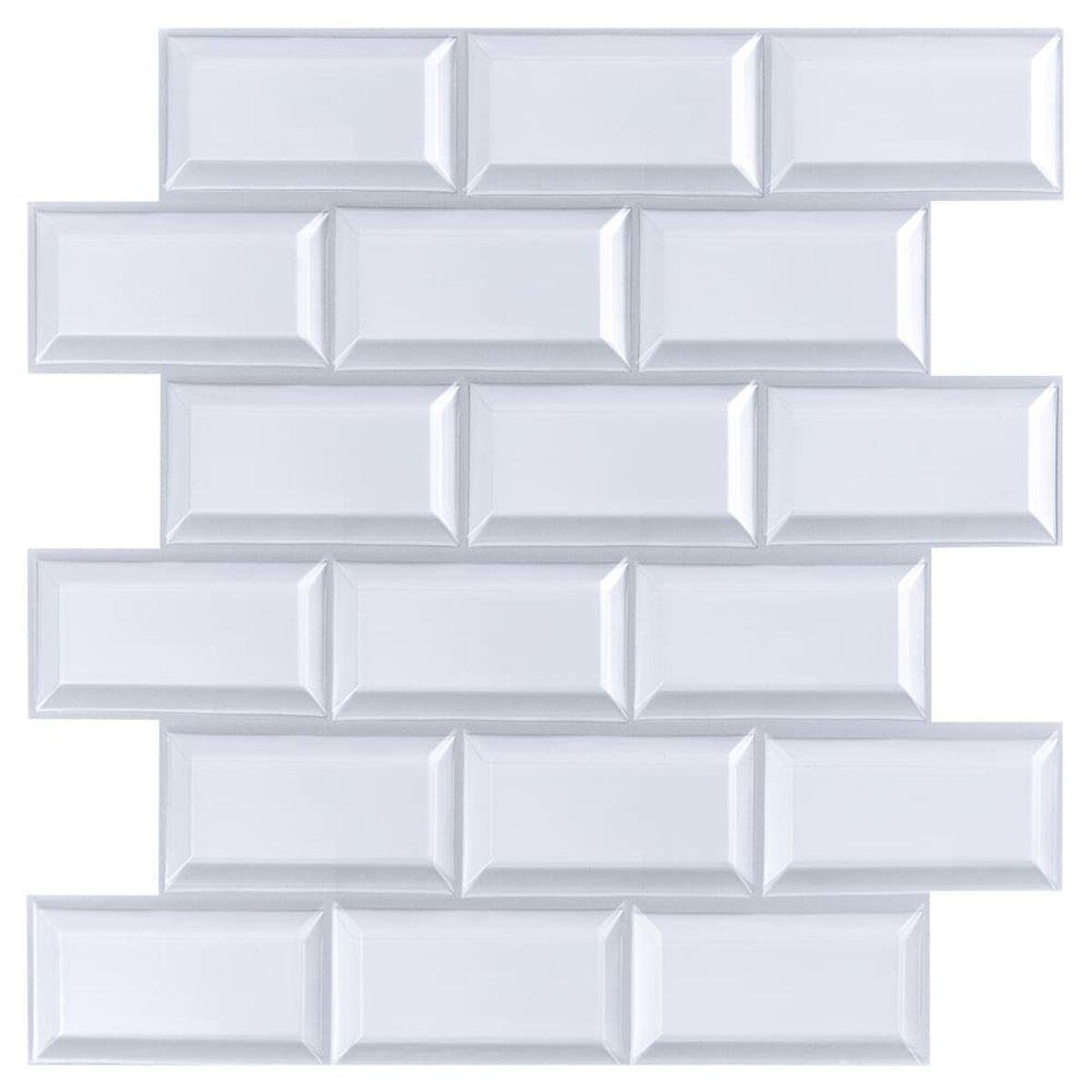 Плитка ПВХ декоративна на самоклейці Sticker Wall СПП-501 цегла 300х300х5 мм (3DPanda-0665)