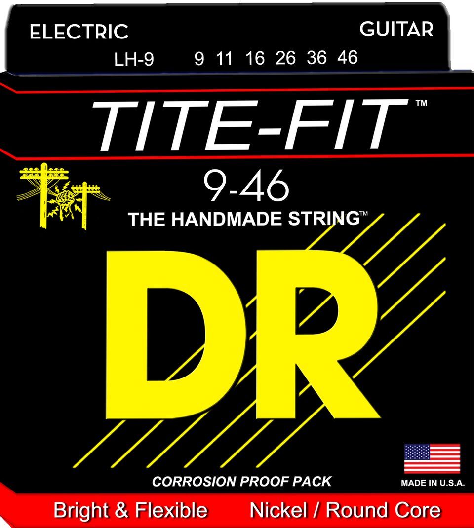 Струны для гитары DR LH-9 Tite-Fit 9-46 Lite & Heavy