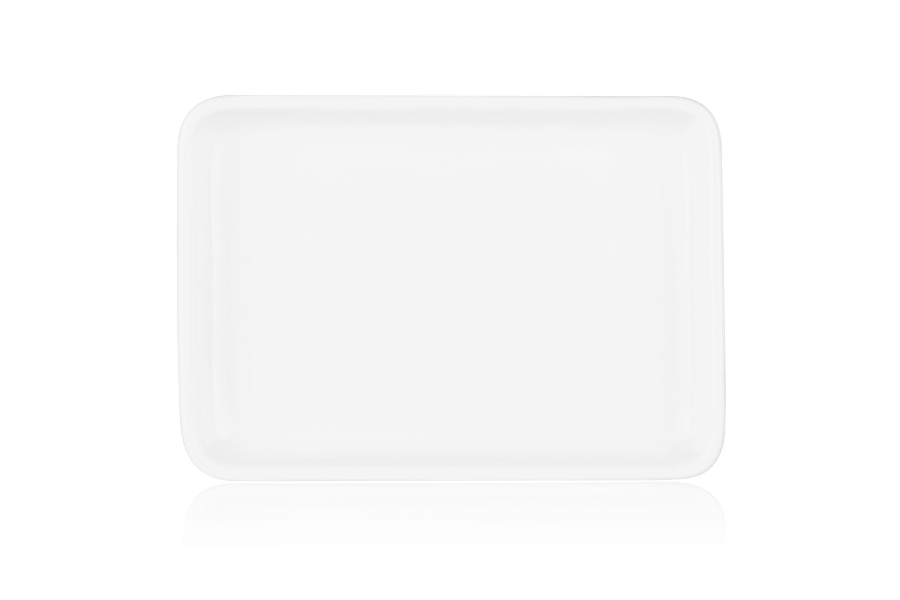 Блюдо прямокутне Ardesto порцеляна 20x14 см (ERC-AR3729)