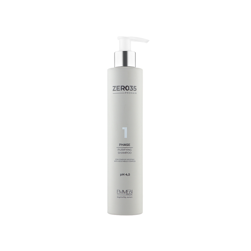 Шампунь для фарбованого волосся безсульфатний Фаза 1 Emmebi Italia Zer035 Pro Hair Purifying Shampoo 250 мл (10086)