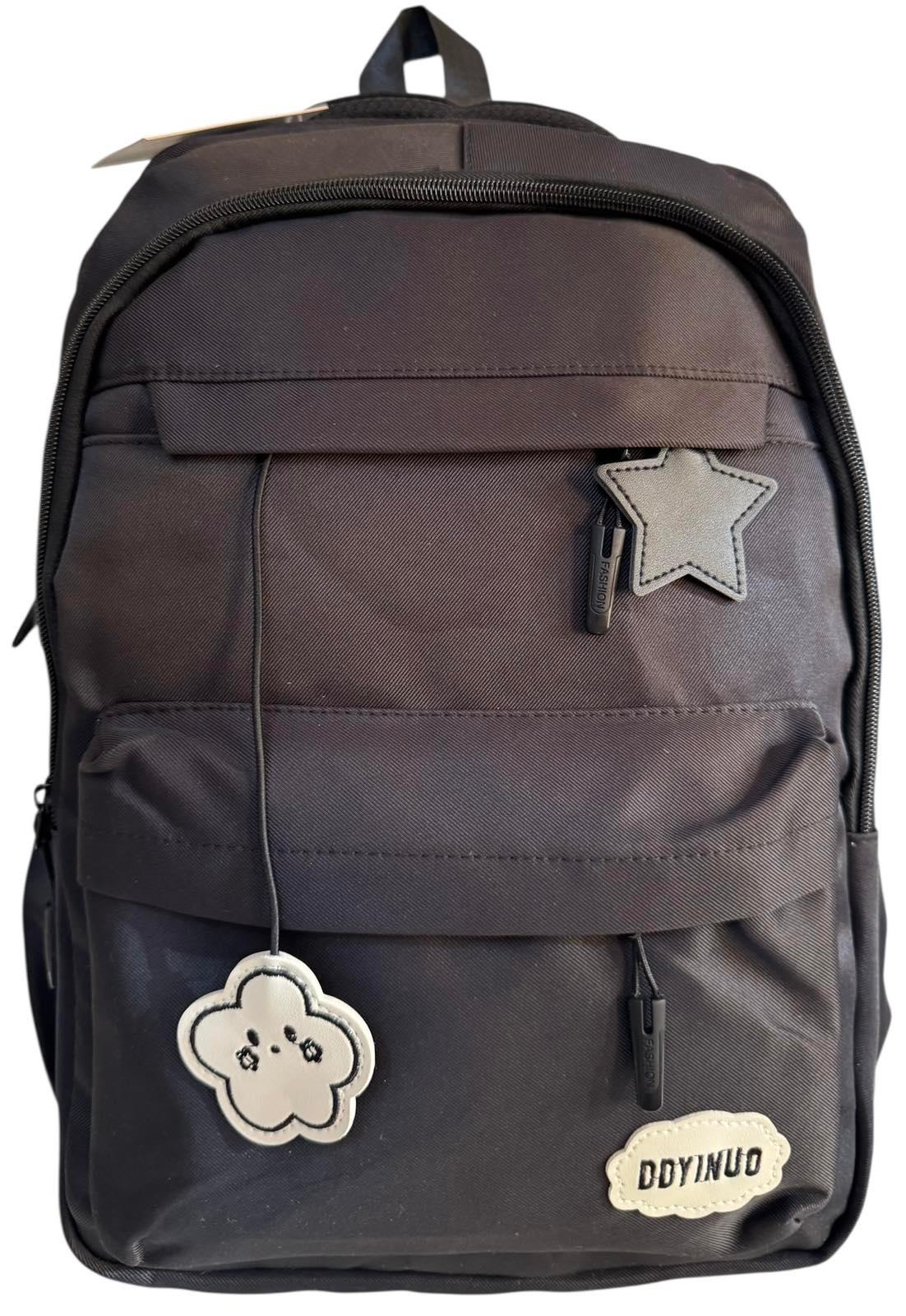 Рюкзак шкільний з трьома відділеннями Чорний (5108B) - фото 1