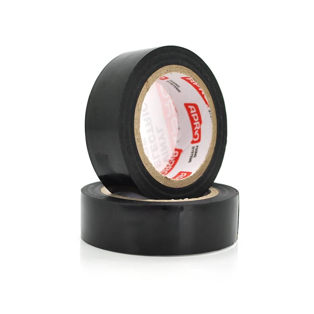 Ізолента Apro 0,14х17 мм 25 м 10 шт. Чорний (30150)