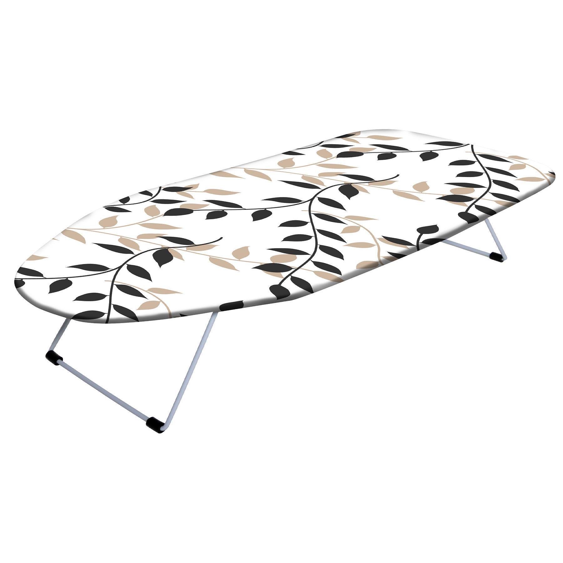 Прасувальна дошка Casa Si Table Top 73x30 см White/Black Leaves (CS95159P168)