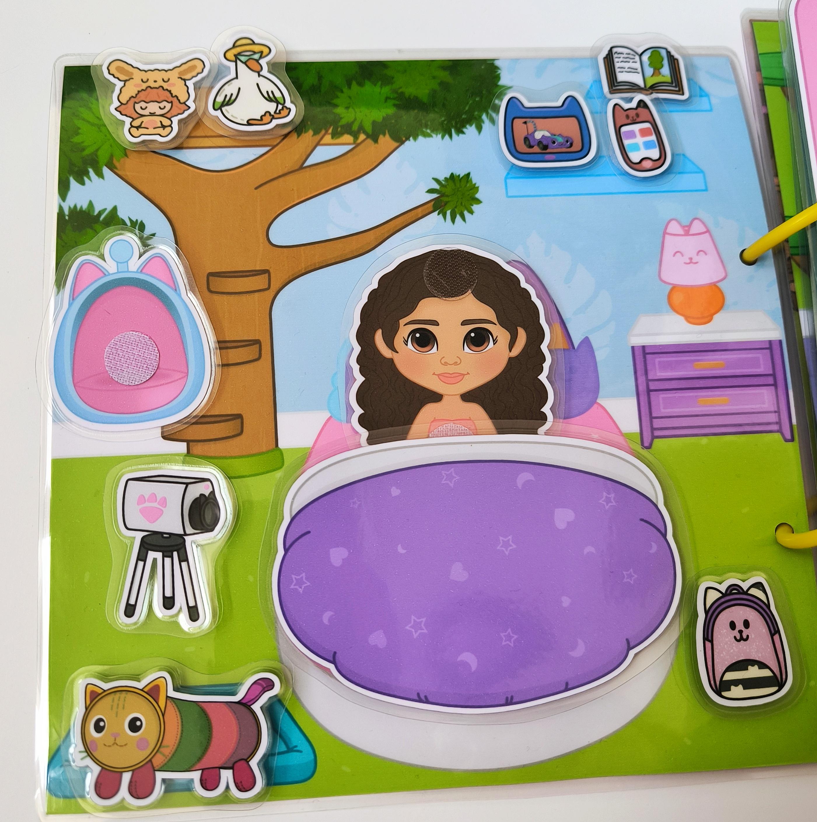 Книга-домик Gabby's Dollhouse на липучках (LP-0051) - фото 2 Книга-домик Gabby's Dollhouse на липучках (LP-0051) - фото 2