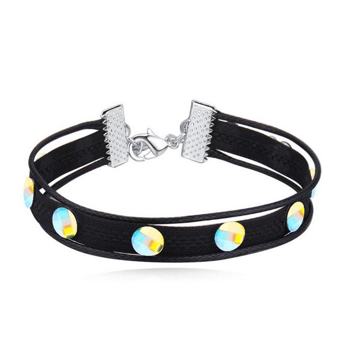 Браслет с кристаллами Сваровски 25207 Italina Белый