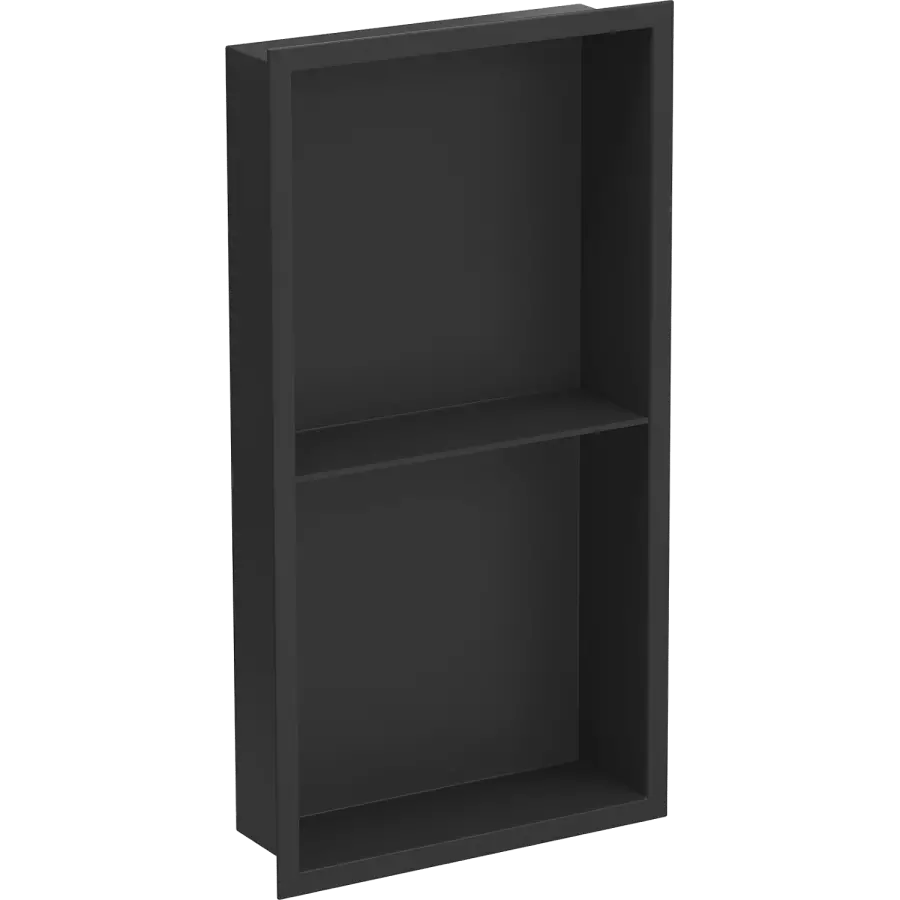 Полка для ванной комнаты встроенная Nett YB-60 600х300 мм Черный (NET-120520)