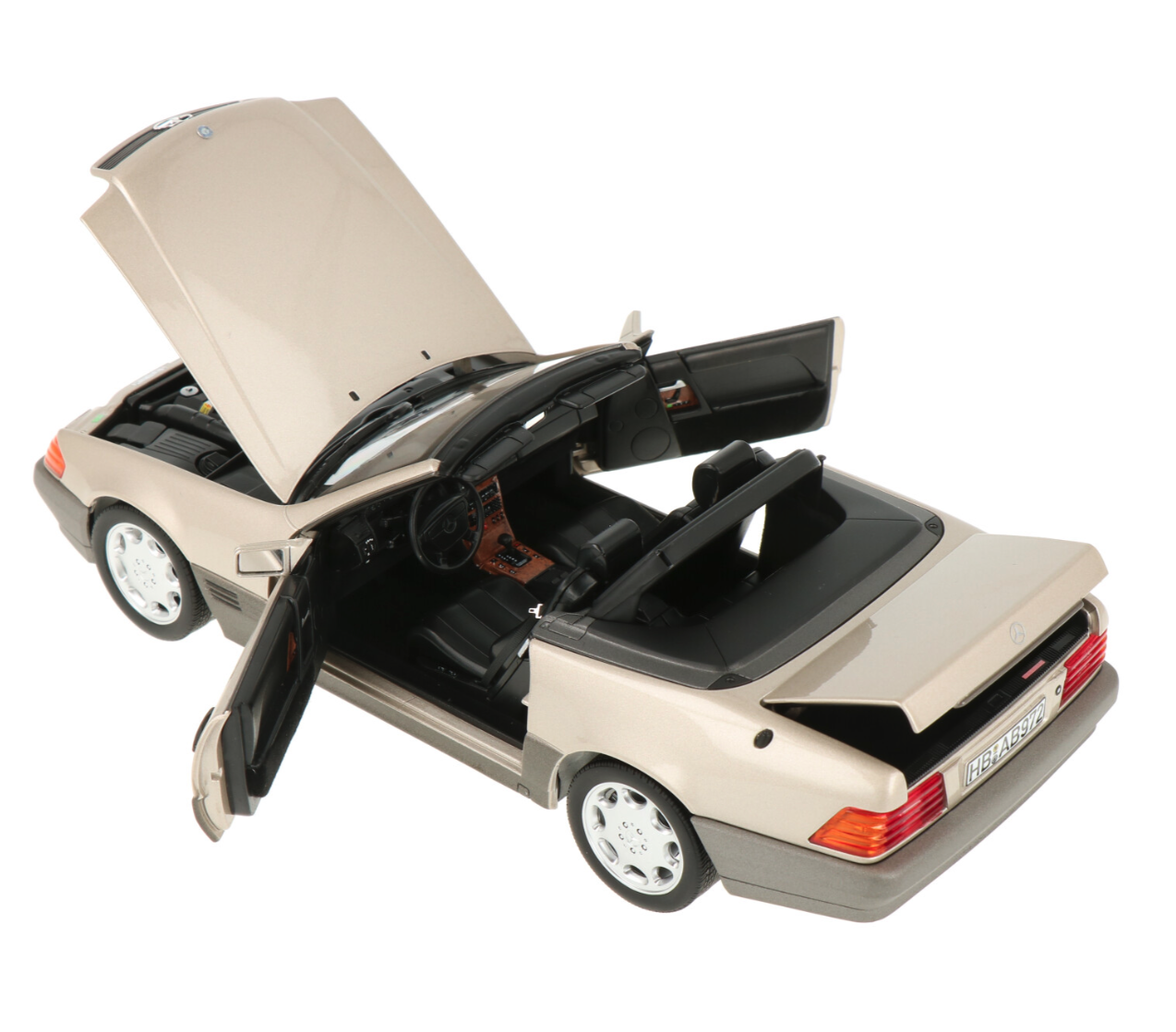 Модель автомобиля Norev 1:18 Mercedes-Benz 500 SL R129 1989-1995 Smoke Silver (183719) - фото 3 Модель автомобиля Norev 1:18 Mercedes-Benz 500 SL R129 1989-1995 Smoke Silver (183719) - фото 3