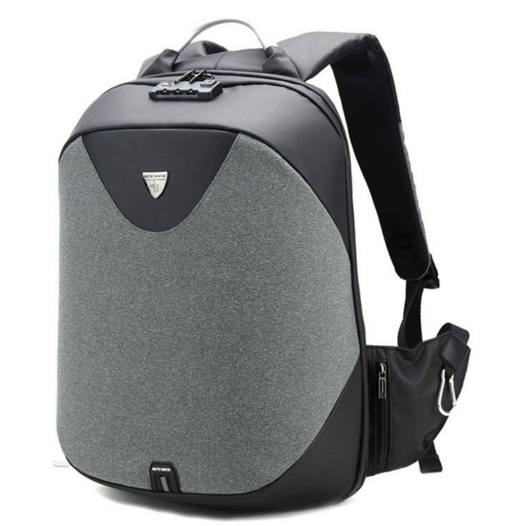 Рюкзак антивор для ноутбука Arctic Hunter с замком TSA 15,6'' Темно-Серый (B00208)