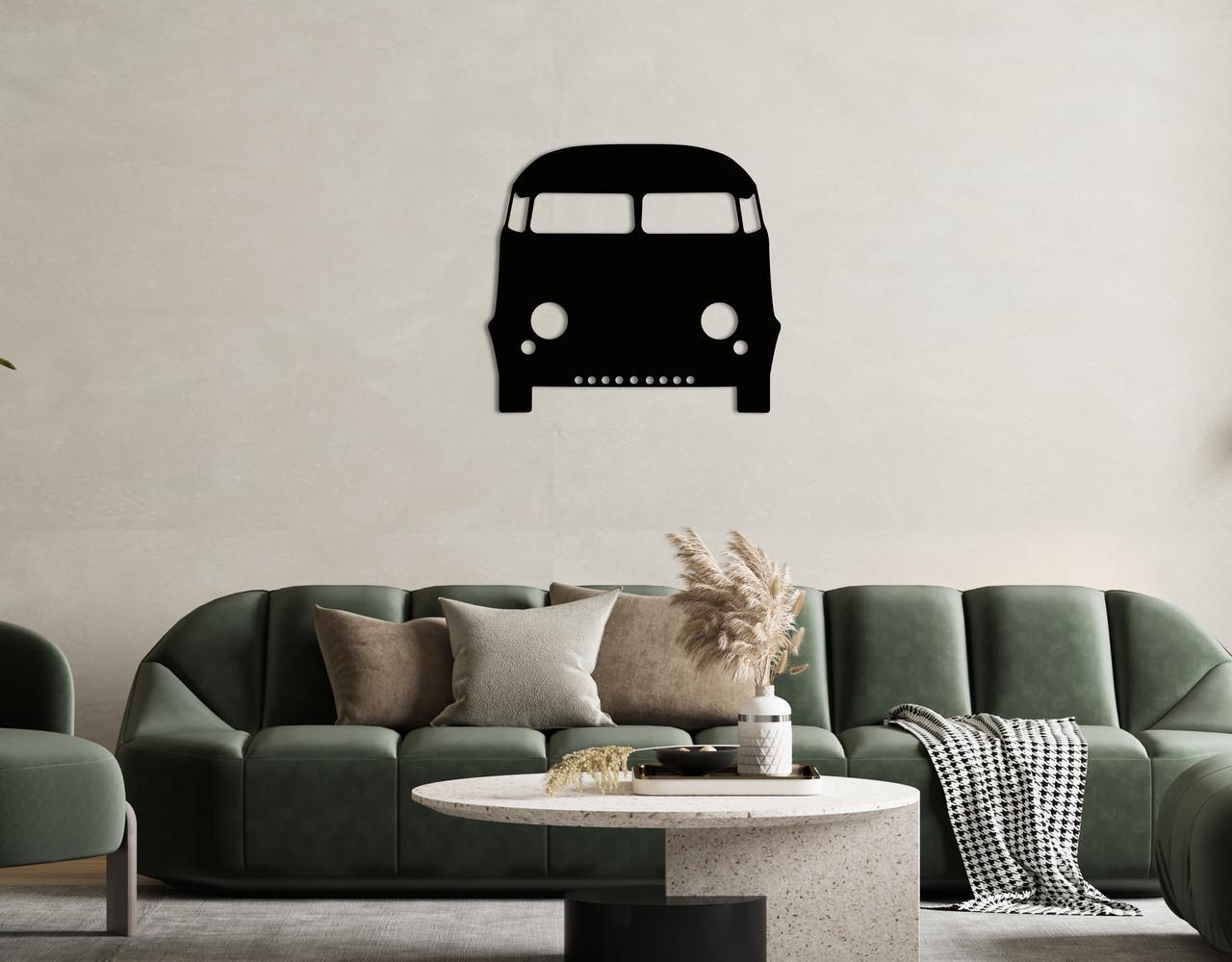 Декоративное панно на стену Upwood Decor Bus 27,3х25 см Black (1578302959)