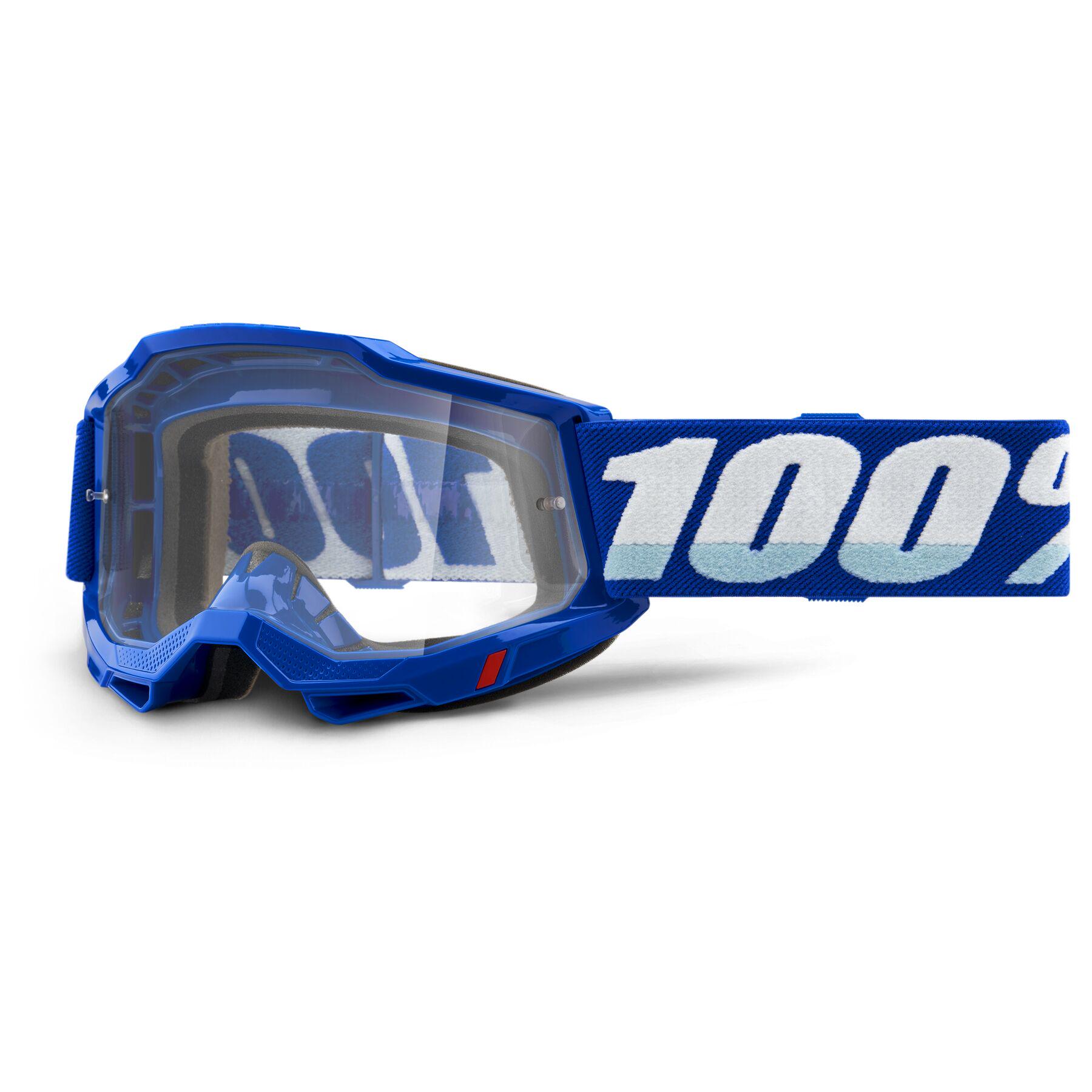 Мотоокуляри 100% ACCURI 2 Goggle Blue/Clear Lens (17777)