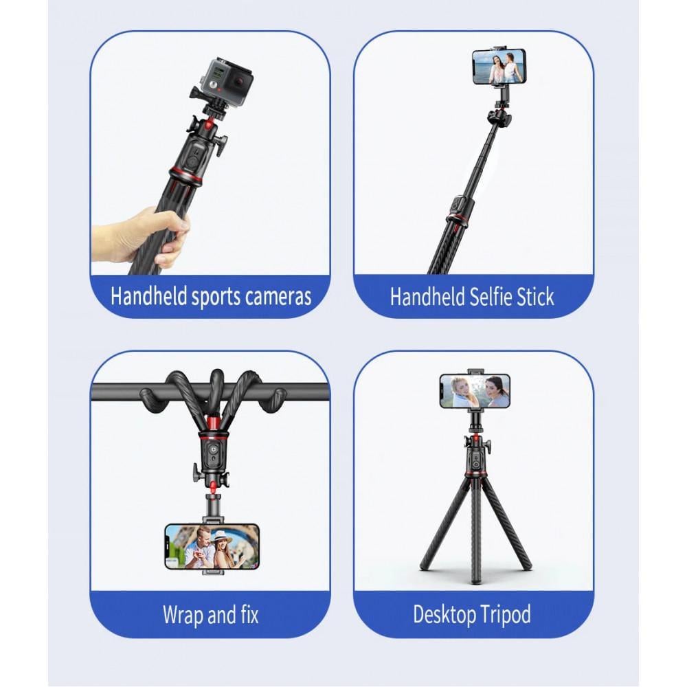 Селфі-монопод Button Bluetooth C03 0,64 м - фото 9 Селфі-монопод Button Bluetooth C03 0,64 м - фото 9
