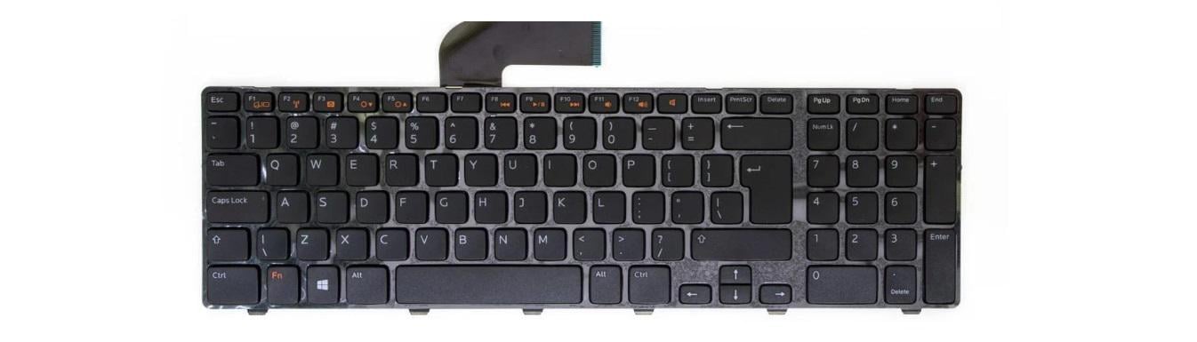 Клавіатура Power для ноутбука DELL Inspiron 17R Vostro 3750 XPS 17 чорний фрейм Чорний