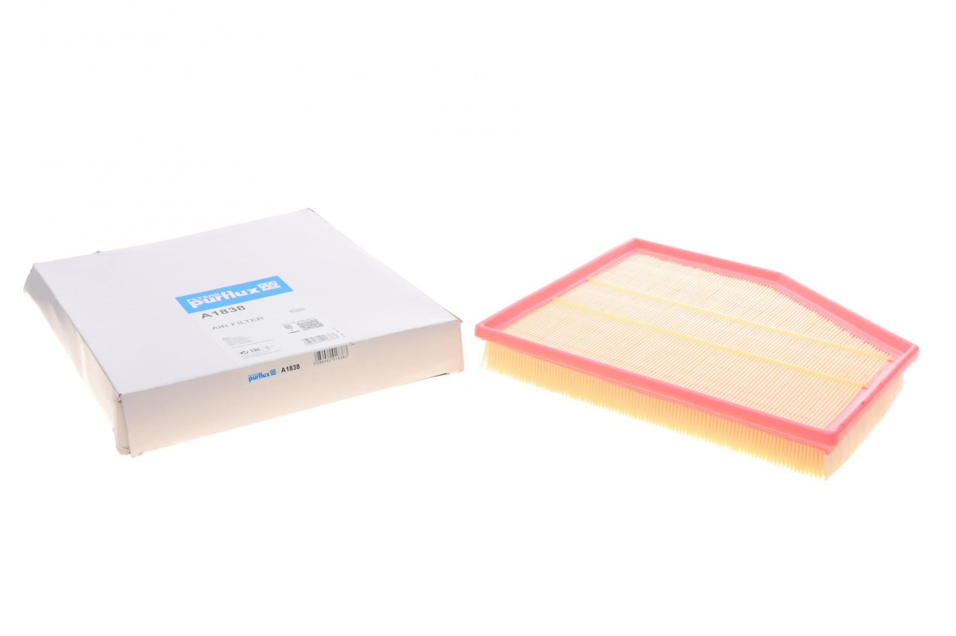Фильтр воздушный PURFLUX для BMW 5 E60 2,0/4,4-4,8 03-10/6 E63 4,4/4,8 04- (A1838)