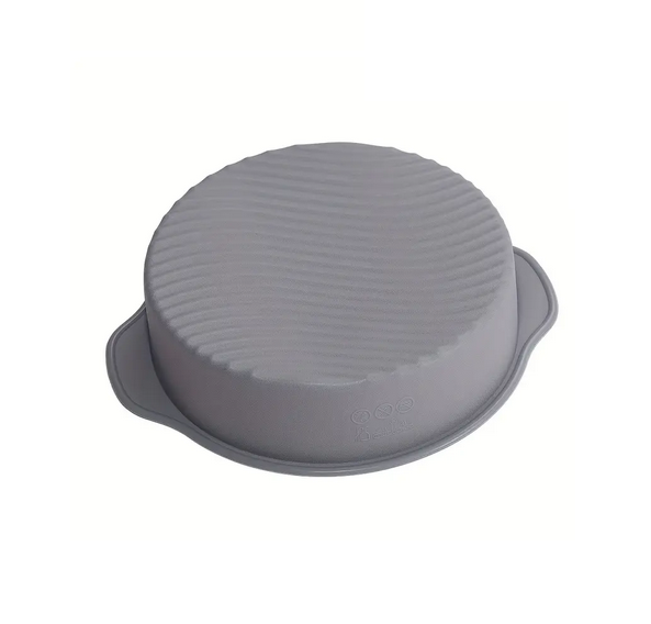 Форма силиконовая для пирогов и тортов круглая с ручками 23 см Серый (SAM-00575) - фото 3 Форма силиконовая для пирогов и тортов круглая с ручками 23 см Серый (SAM-00575) - фото 3