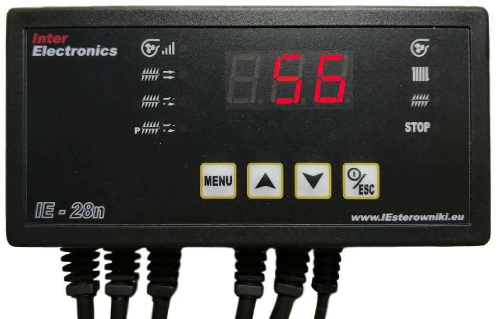 Автоматика для твердопаливних котлів Inter Electronics IE-28n зі шнеком (28414427)