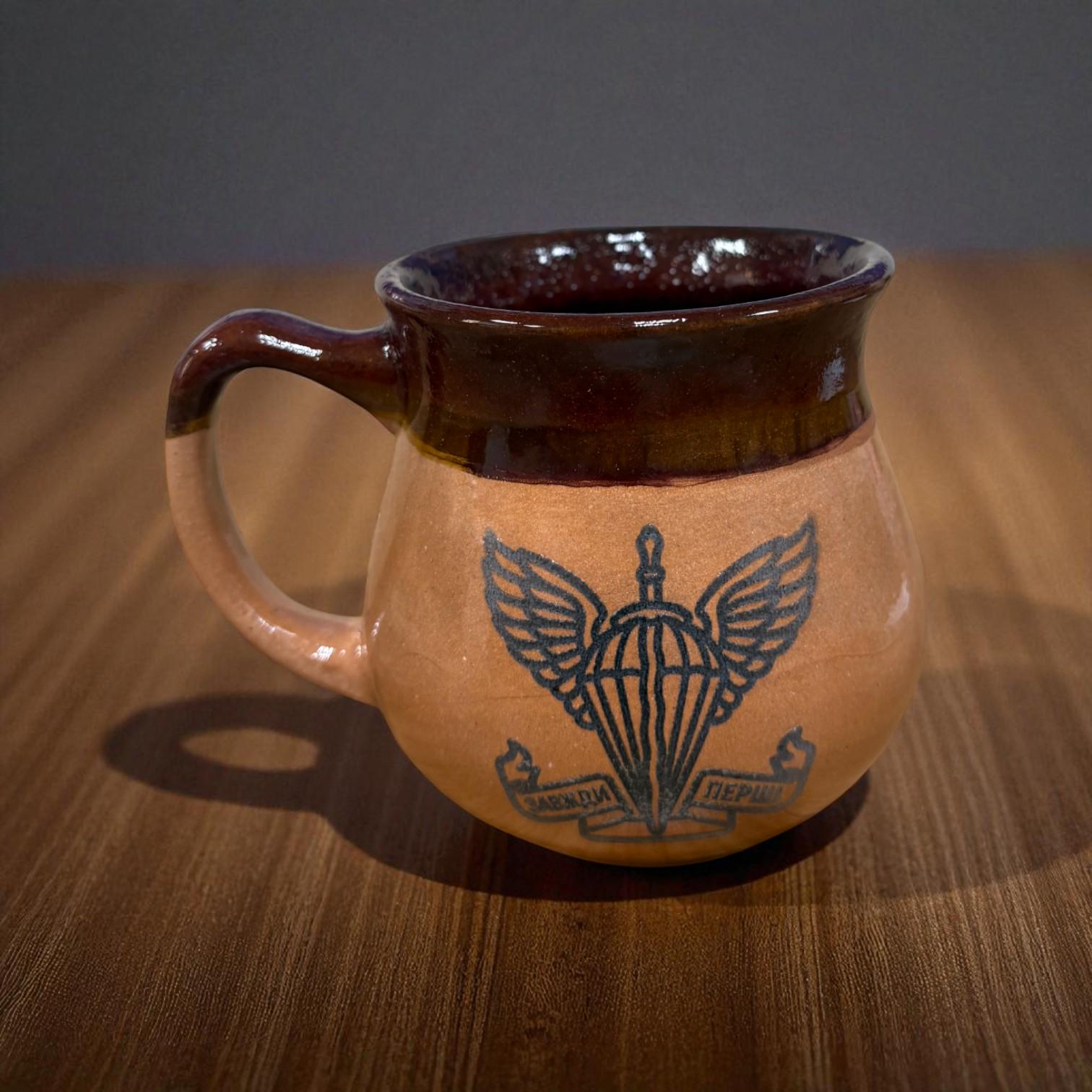 Чашка ДШВ ручная работа 450 мл Красный (28926817) - фото 7 Чашка ДШВ ручная работа 450 мл Красный (28926817) - фото 7