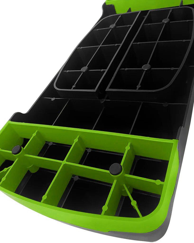Степ-платформа EasyFit 2-ступенчатая Черный/Зеленый (EFSTPB68GR) - фото 4 Степ-платформа EasyFit 2-ступенчатая Черный/Зеленый (EFSTPB68GR) - фото 4