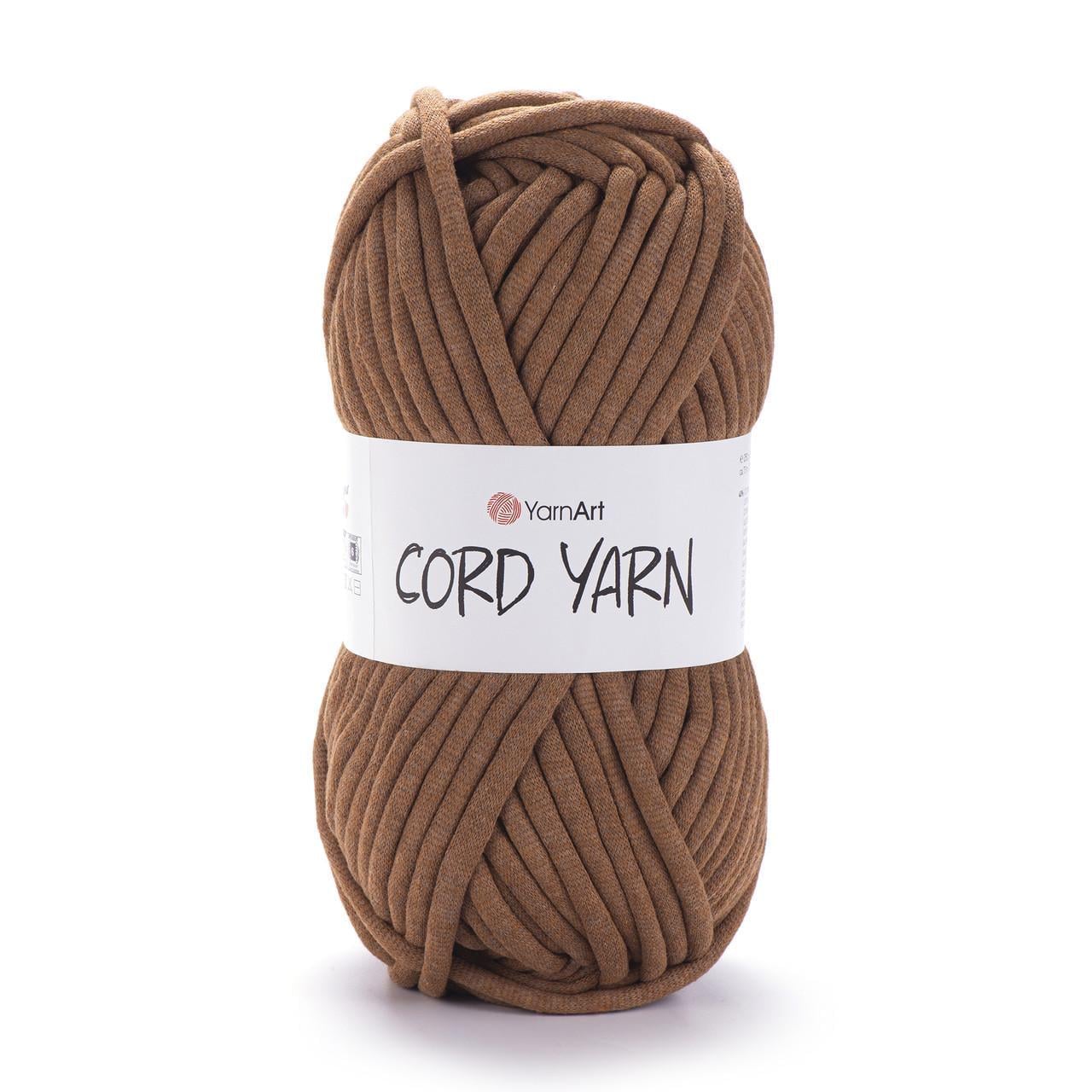 Пряжа для макраме YarnArt Cord Yarn толстая 10 мм 250 г Карамель №788 (2308957064)