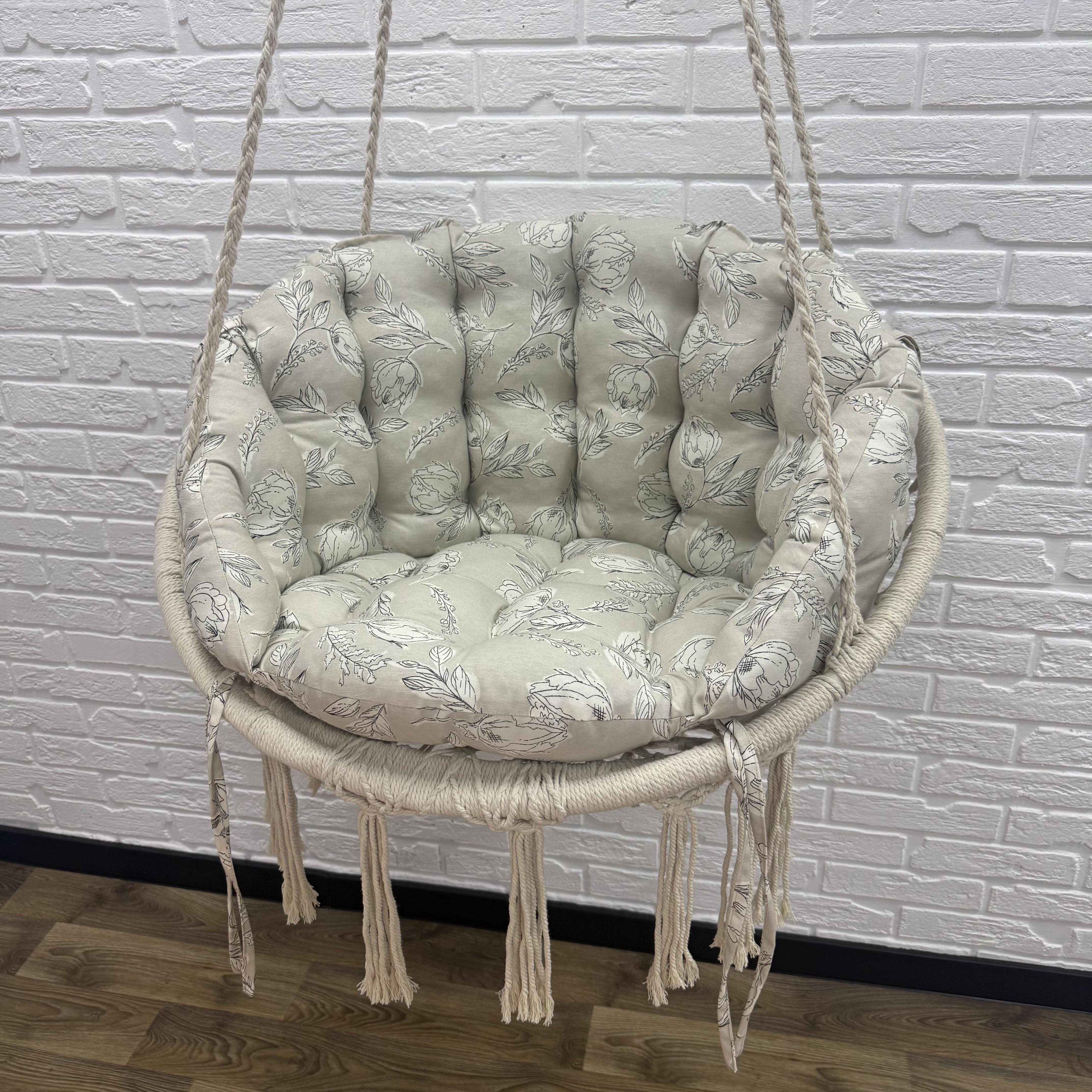 Подушка для подвесной качели Comfort Home Artichoke beige 1 панама 60х40 см
