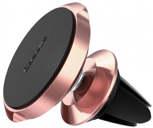Автомобільний тримач Baseus Small Ears Series Magnetic Car Air Vent Mount, Rose Gold (SUER-A0R)