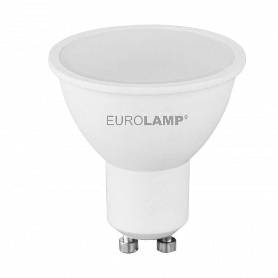 Светодиодная лампа рефлекторная Eurolamp LED-SMD-05103(P) 5W 220V 420 lm 3000K GU10 50х54 мм (4260484996428)
