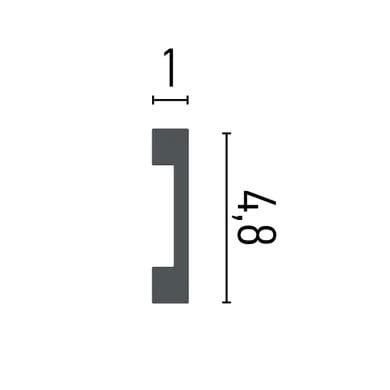 Плинтус дюрополимерный Grand Decor 48x10x2000 мм (HCR 504) - фото 2 Плинтус дюрополимерный Grand Decor 48x10x2000 мм (HCR 504) - фото 2