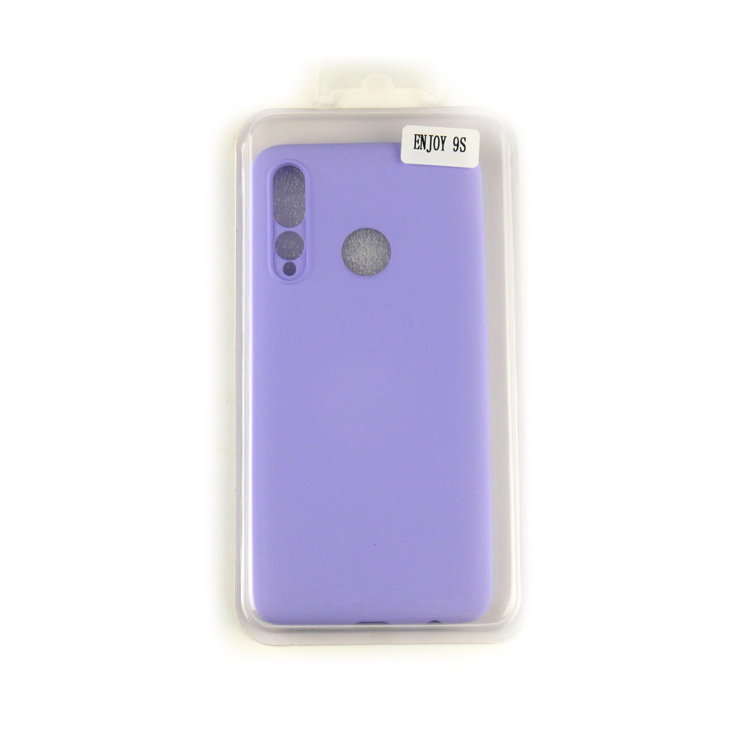 Чехол Silicone Case Full Cover Huawei Enjoy 9s Лавандовый