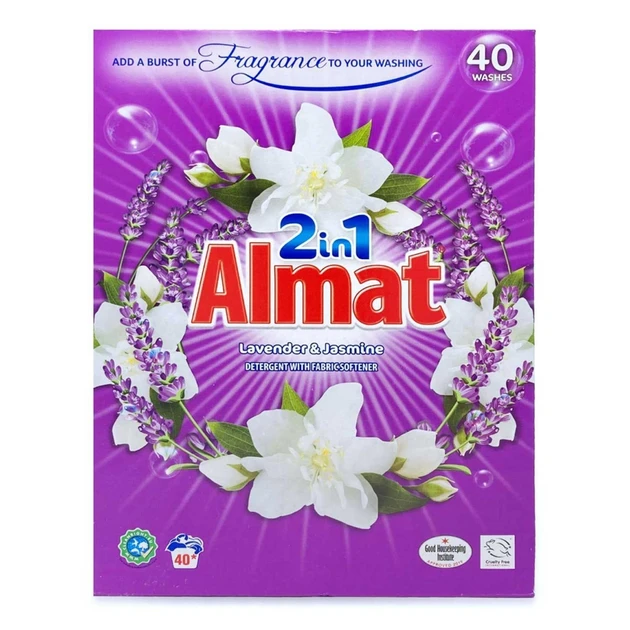 Стиральный порошок Almat 2in1 Lavender & Jasmine 2,6 кг 40 стирок