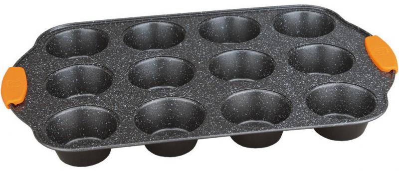 Форма для випічки маффінів Berlinger Haus Granit Diamond 41,2x26,5x3 см 12 осередків