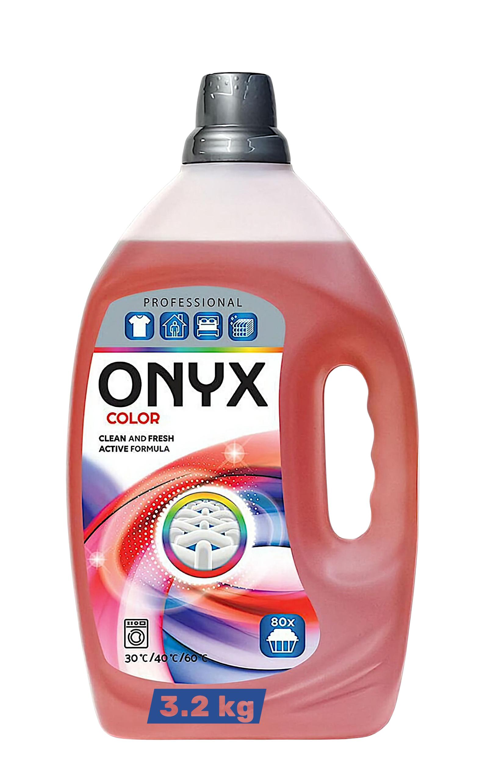 Гель для стирки цветной одежды Onyx Professional Color 80 стирок 3,2 л (441209)